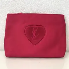 YVES SAINT LAURENT ポーチ ピンク ハートロゴのサムネイル