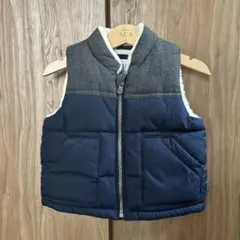 美品baby GAP キッズボアベスト　90〜100