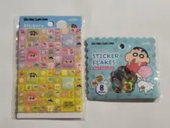 新品未開封【クレヨンしんちゃん】 タイルシール&おはじきシール