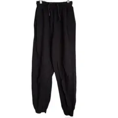 海外古着H&M DIVIDED ジョガーパンツ ブラック XSサイズ