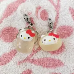 ハローキティ めじるしアクセサリー なりきりまん オイスター ガチャ