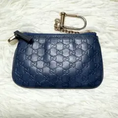 GUCCI グッチ シマ キーホルダー コインケース メンズ レディース