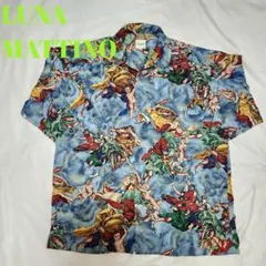 LUNA MATTINO ルナマティーノ 総柄シャツ 天使柄 ビッグシルエットのサムネイル