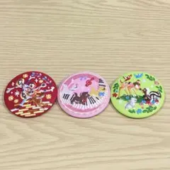 ディズニー刺繍バッジ 3点セット