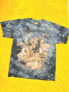 アニマルプリント ホノルル動物園 半袖 Tシャツ USサイズL USEDのサムネイル