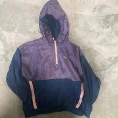 Nike アノラック　パープル　ネイビー　フード付きジャケット 紫/青