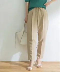 URBAN RESEARCH ポプリンドロストテーパードパンツ　34のサムネイル