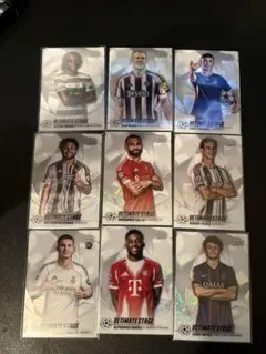 topps サッカーカード 9枚セット