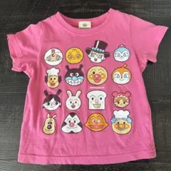 アンパンマン キャラクター Tシャツ 90サイズ ピンク