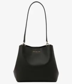 MICHAEL KORS PRATT バケット ショルダー ミディアム ブラック