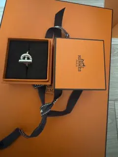最終値下げ HERMES エルメスリング エシャペMM シルバー 52 - メルカリ
