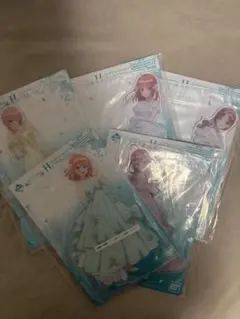 五等分の花嫁　一番くじ　ビッグアクリルスタンドセット