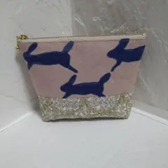 ミナペルホネン　ハンドメイドポーチ