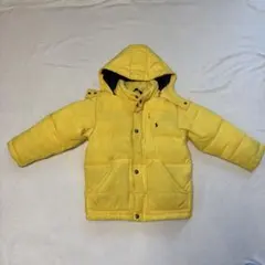 ラルフローレン　 イエローフード付きダウンコート