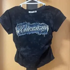 XOXO kisskiss デニムロゴ 半袖Tシャツのサムネイル