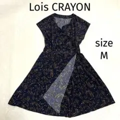 ロイスクレヨン　ミニワンピース　ペチコート付き　ペイズリー総柄　フレア　Aライン