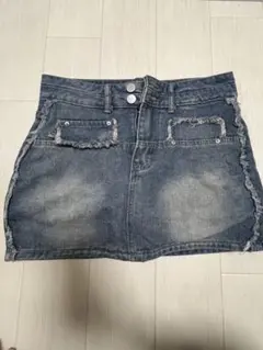 デニム ミニスカート　shein