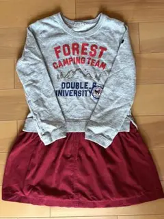 DOUBLE.B 長袖ワンピース 120