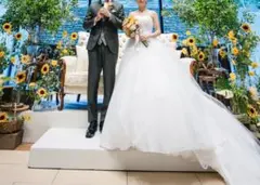 【美品】ウエディングドレス Aラインドレス　 値下げ可