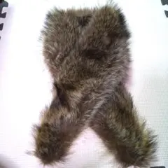 タヌキ マフラー ファー