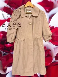 アクシーズファム　トレンチコート　スプリングコート　春服　美品のサムネイル