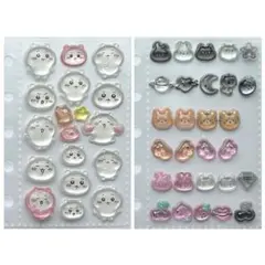 正規品 ボンボンドロップシール ちいかわ うるちゅる ミニ ブラック オレンジ