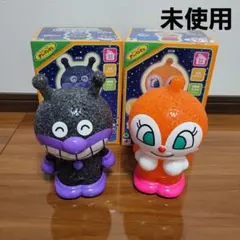 ライティングドール　バイキンマン　ドキンちゃん　人形　ぬいぐるみ　アンパンマン