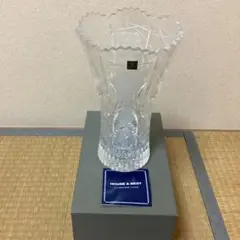 【★】HOUSE & BEST クリスタル花瓶 約25cm