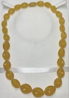 d119 黄色 玉玉ネックレス