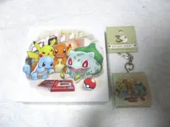 ポケモンセンター ロールクッキー 缶 カントー アクリルキーホルダー 30周年