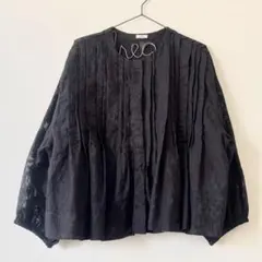 2026ss コットンガーゼ刺繍2wayブラウス - メルカリ