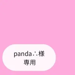 panda ∴様専用ページです