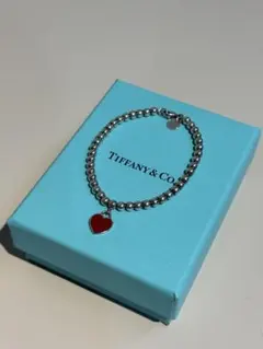 Tiffany & Co. リターントゥティファニー ビーズブレスレット レッド