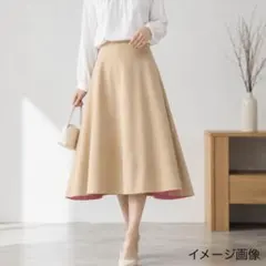 【新品】ESTNATION エストネーション/リバーシブルフレアスカート36のサムネイル