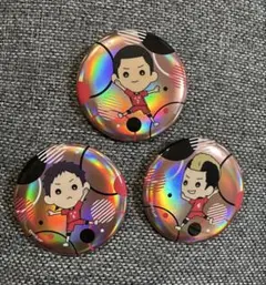 ハイキュー！　たすっこ缶バッジ　海伸行　福永招平　山本猛虎