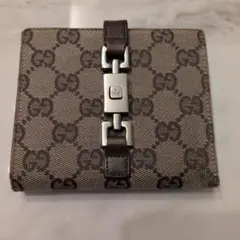 GUCCI GGキャンバス 二つ折り財布