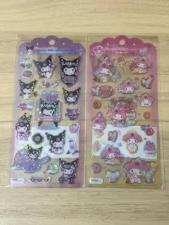 ミ*ラ様 サンリオ ドロップジェリーシール クロミ マイメロ