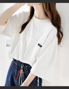 JaVa ホワイトオーバーサイズTシャツのサムネイル