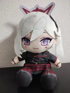 戦場ヶ原ひたぎ ぬいぐるみ 缶バッジ付き 偽物語 物語シリーズ GIFT 化