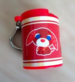 お茶犬 コインシリンダー アール 赤 ガチャガチャ