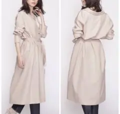 nanouniverse ベルテッドライコート ワンピース