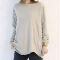 一度のみ着用Deuxieme Classe★Layering Tシャツ　ベージュ 2026年最新】deuxieme classe layering tシャツの人気アイテム - メルカリ