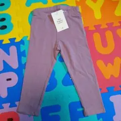 H&M コットンジャージーレギンス 90