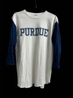 ⭐️チャンピオン バータグ ベースボールシャツ Tシャツ 復刻 染み込み ナス紺