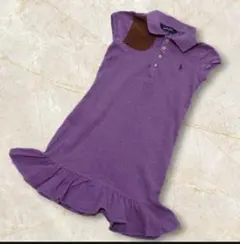 RALPH LAUREN ラルフローレン ポロワンピース　パープル　120