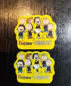 【新品未使用】PEANUTS スヌーピーノジマ コラボ ステッカー 2枚セット③