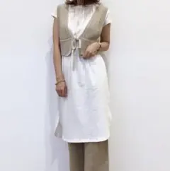 新品未使用　GU 2wayメランジニットビスチェ　Sサイズ　ビスチェ　ニット