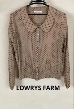 LOWRYS FARM (ローリーズファーム)ドット柄ブラウスのサムネイル