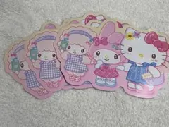 サンリオ　いちご新聞　ポストカード　キティ　マイメロ　ピアノ