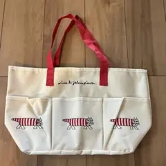 Lisa Larson トートバッグ 猫柄 ホワイト リサラーソンのサムネイル